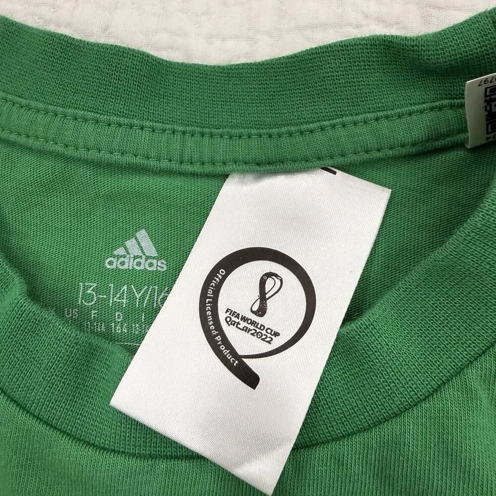 adidas Mexico World Cup Green Youth Shirt 13-14Y Unisex Soccer
